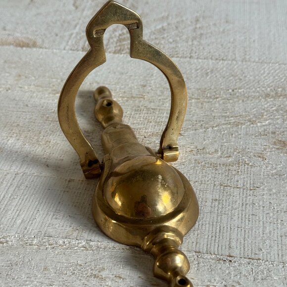 Vintage Traditional Brass Door Knocker - Metal Vintage Door Knocker Hardware - Picture 6 of 10